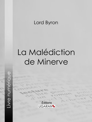 cover image of La Malédiction de Minerve